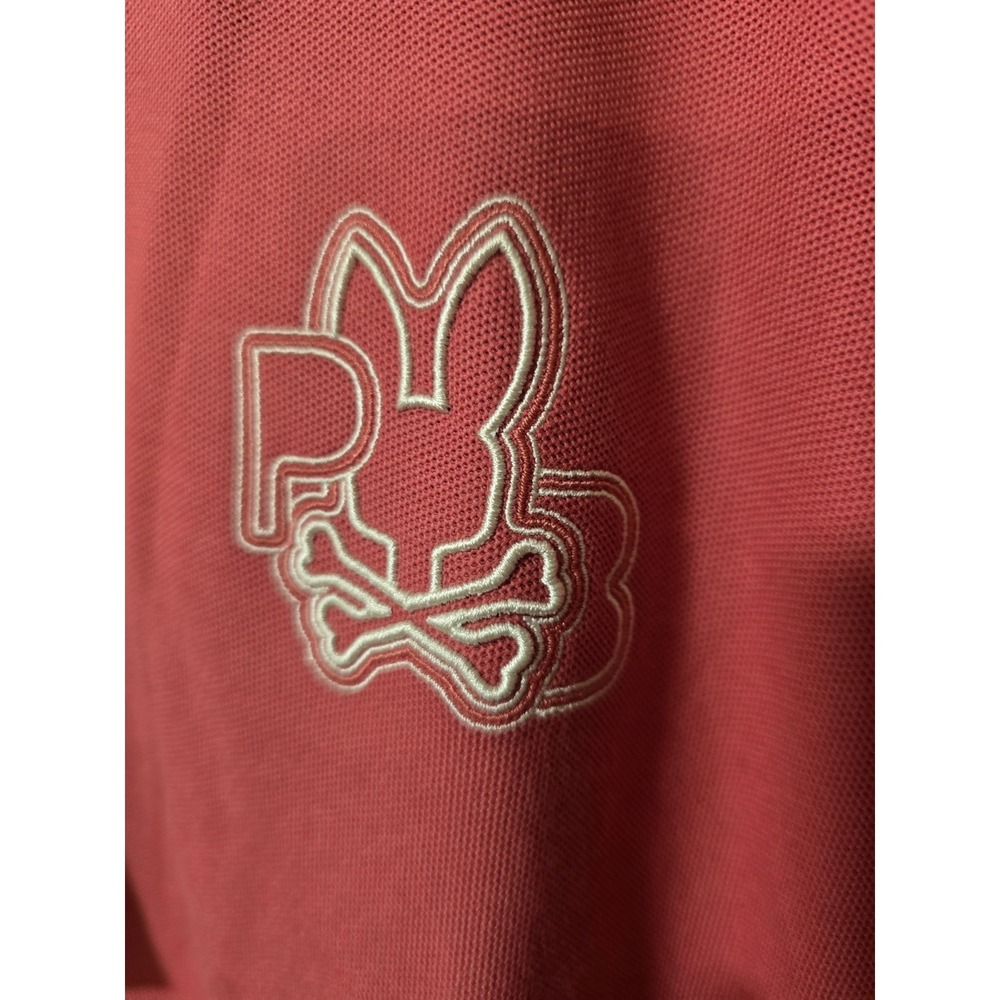 NEW Psycho Bunny Walter Pique Polo Persian Red Men's Size 9/ 3XL - Picture 3 of 5